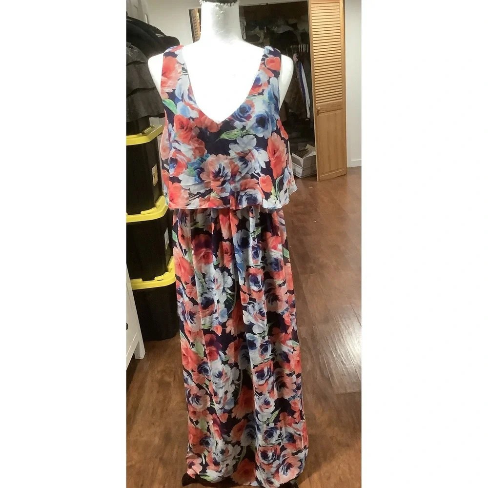 Lily Rose In Bloom Women's Dress Size Large Tear Upper Front